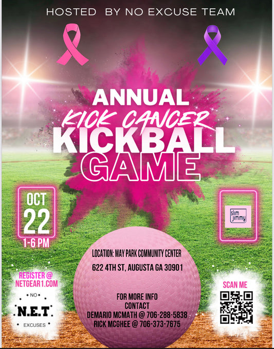 Annual Pink vs. Purple kickball game